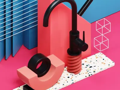 ABSTRACT FAUCET-delta 3D model