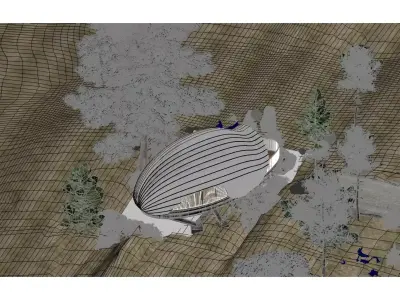 Cabin in the woods 3D model