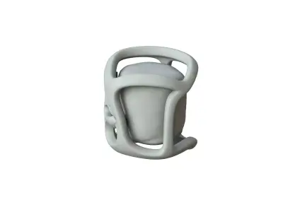 SciFi Shape Object Low Poly 21 Low-poly 3D model