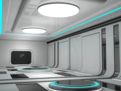 Sci Fi Room 3D model