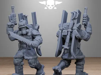 GrimGuard Frostwatch Patrol 3D print model