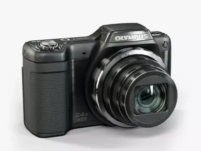 Olympus Stylus SZ15 compact digital camera Low-poly 3D model