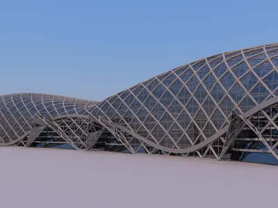 0160 - Modern Building 3D model