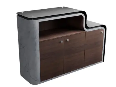 Info Display Counter type 4 3D model