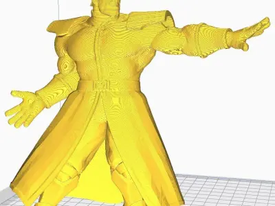 Street Fighter - M Bison 3D print model