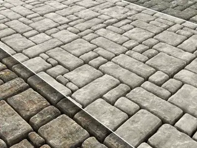 Paving old title n2 3D model