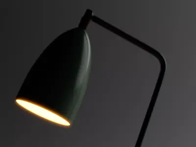 Grasshopper Floor Lamp 3D model 3D model