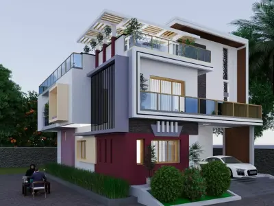 Duplex Villa  3D model