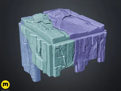 Minecraft Movie Helmet Lamp 3D print model