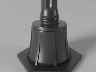 Classic Street Lamp Post Free 3D model