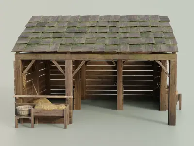 Stable Low-poly 3D model