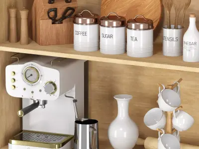 Kitchenware set 02 3D model