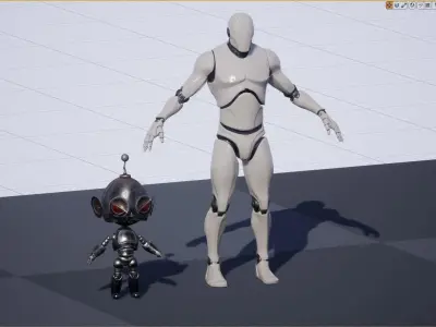 Wicked Robot Low-poly 3D model