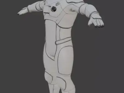 Spacesuit 3D Model 3D model