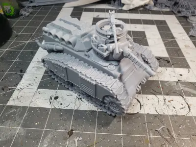 M48 Caprina Armored Personnel Carrier 3D print model