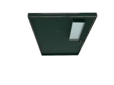 Metal door  Free low-poly 3D model