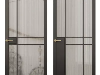 Entrance door set8 3D model