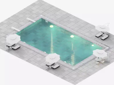 Swimming Pool 1 3D model