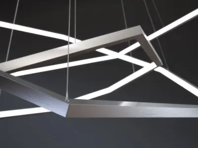 Vesanto Triple Pendant 3D model