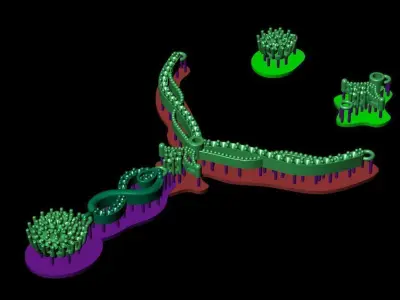 Half set 0056 3D print model