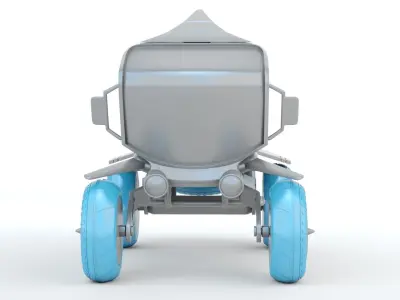 Sci-fi Pickup 3D print model