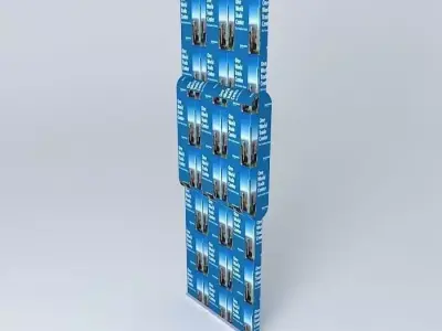 2w display stand Free 3D model