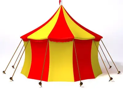 Circus Tent 3D model
