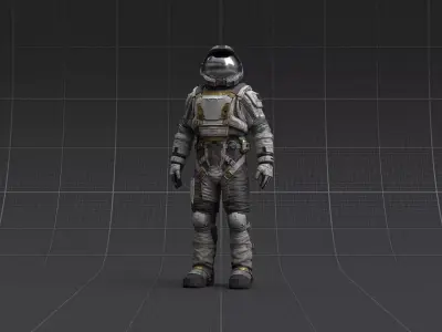 V2 ASTRONAUT SUIT Low-poly 3D model