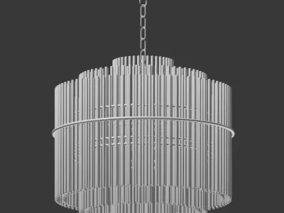 Nocturne Modern Art Chandelier Lampatron 3D model