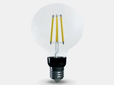 TRADFRI LED bulb E27 470 lumen 2 Low-poly 3D model