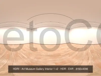 HDRI - Art Museum Gallery Interiors - Mega Pack Texture
