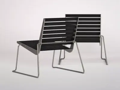 02 Armchair Free 3D model
