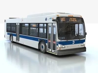 New Flyer Xd40 Xcelsior 3D model