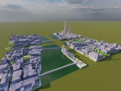 London Premium Model 3D model
