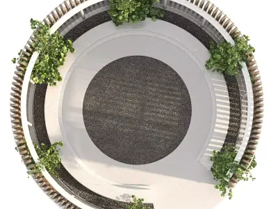 Wooden Garden Pod 3D model