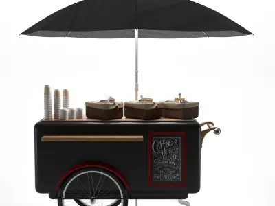 coffee bike 3D model