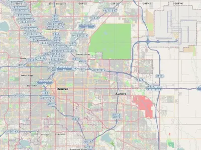 Denver City GIS Aug 2020 Low-poly 3D model