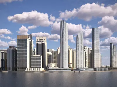 Creek Harbour Dubai 3D model