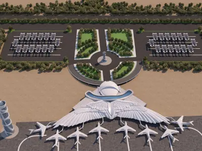 0025 - Architecture Airport - 2021 - 07 3D model