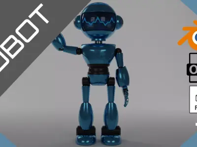 Robot 3D model 39