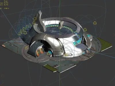 City State Building - Fleet - Guarding Training Ground 3D model