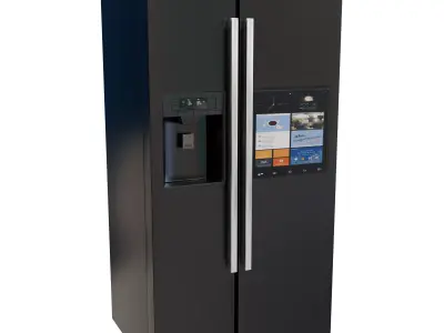 Fridge-freezer Bosch 3D model 3D model