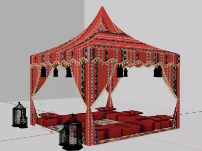 Arabic Tent 3D model