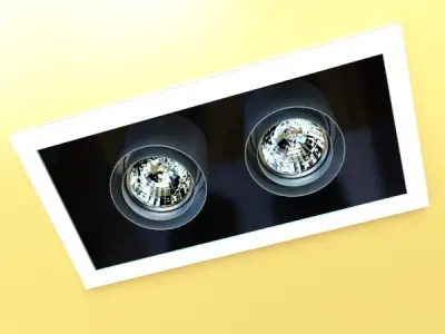 Halogen Lamps Collection 15 Items 3D model