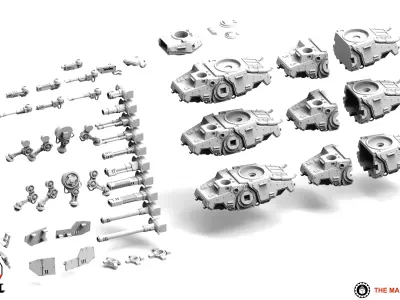 Valour Korps - Battle Walker 3D print model