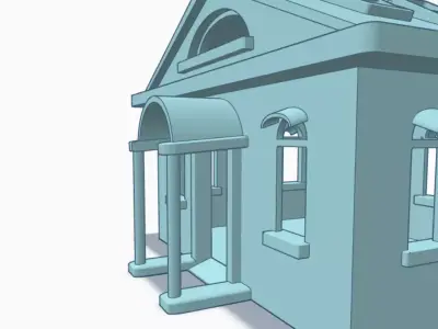 House Model for 3D Printing 3D print model