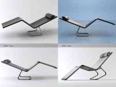 MVS Chaise 3D model