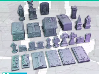 Old Graveyard 3D print model