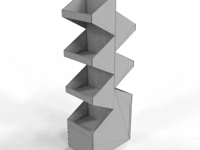 Point of Sale Cardboard Display Stand Texture