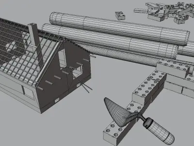 Lets Build a Metaverse Low-poly 3D model